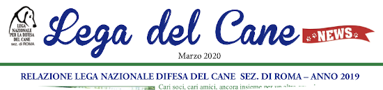 Relazione Lega del Cane sez Roma - Anno 2019